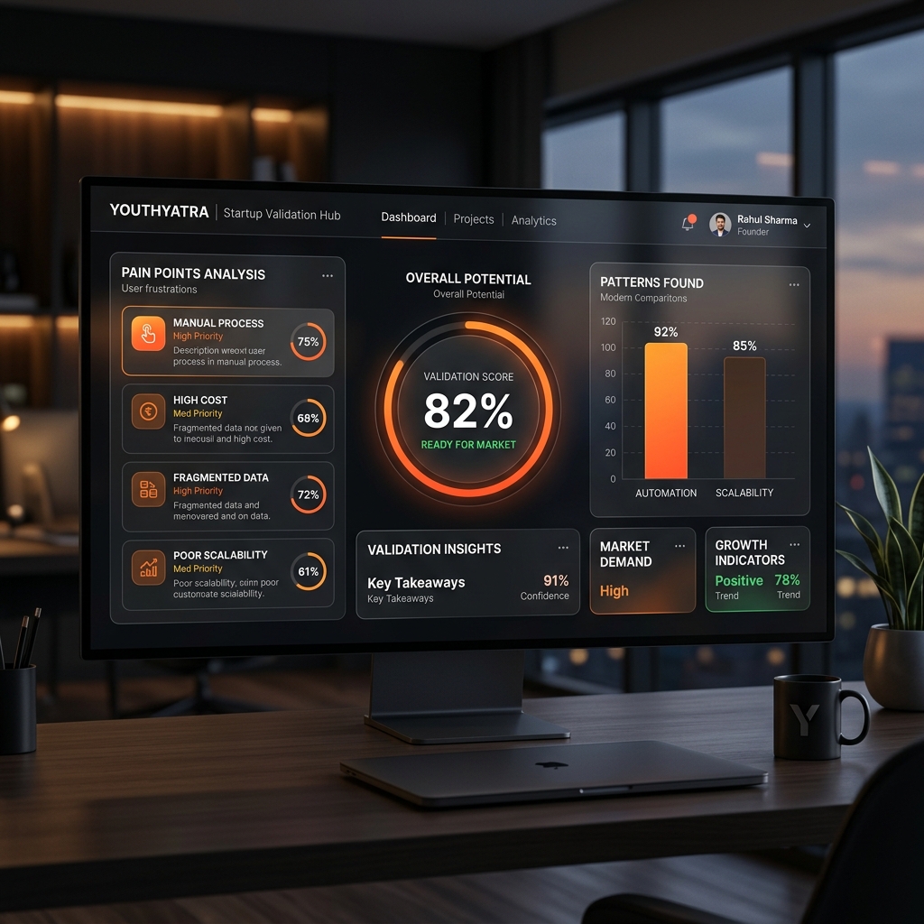 Evidnt AI Customer Discovery Dashboard